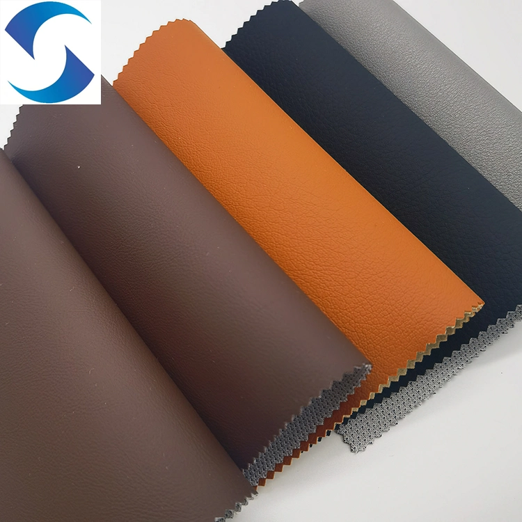 Synthetic Leather Faux Material Fabric PVC Rexine Leather Roll Artificial Suede