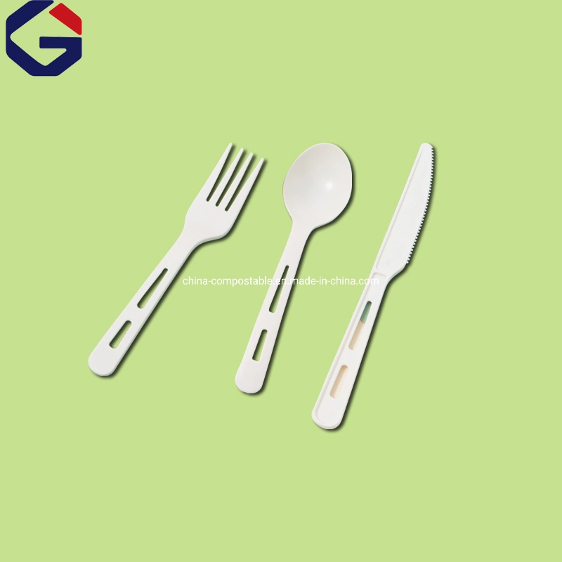 Biodegradable Disposable Cutlery Set Fork, Knife, Spoon