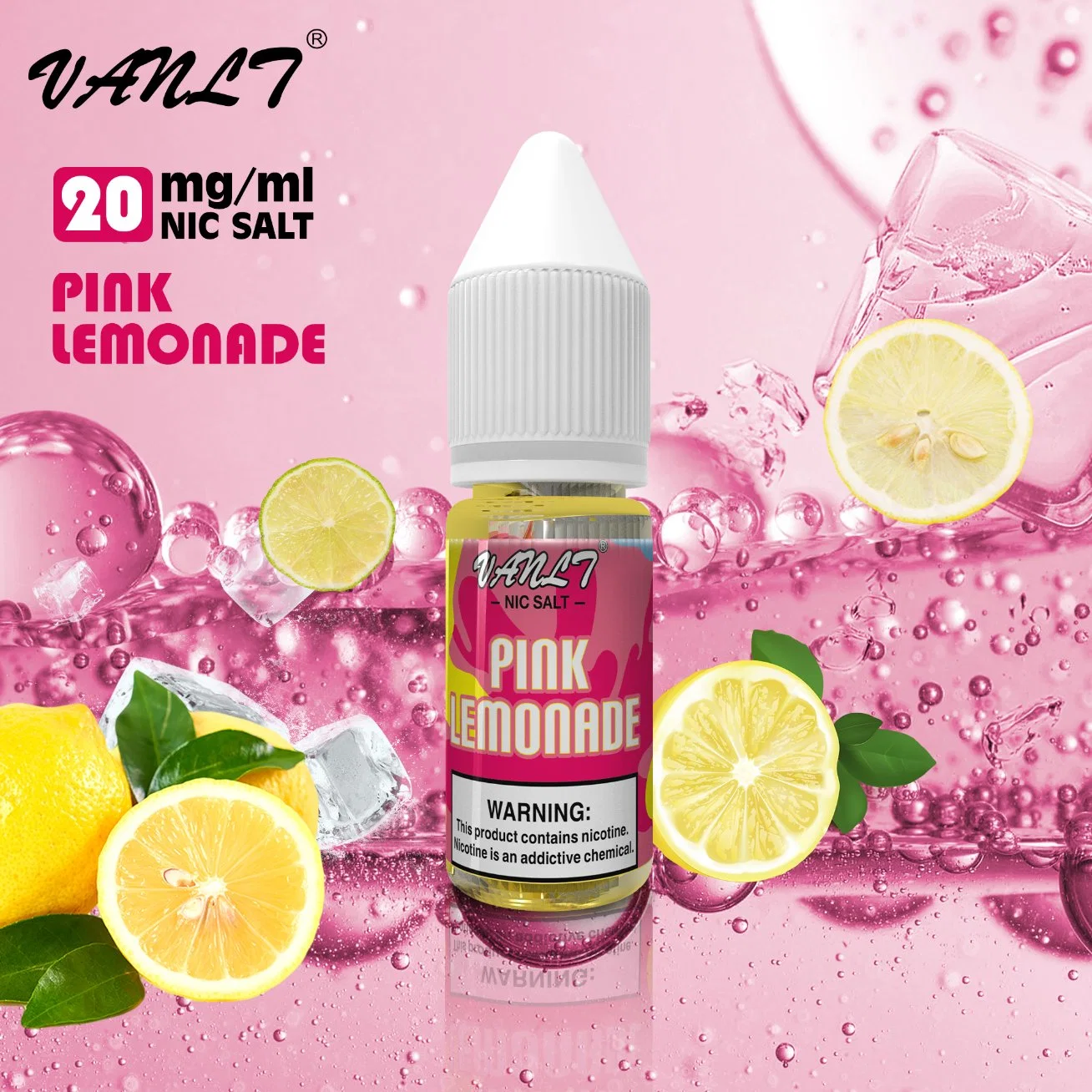 10ml Pet Bottles Pink Lemonade Electronic Liquid