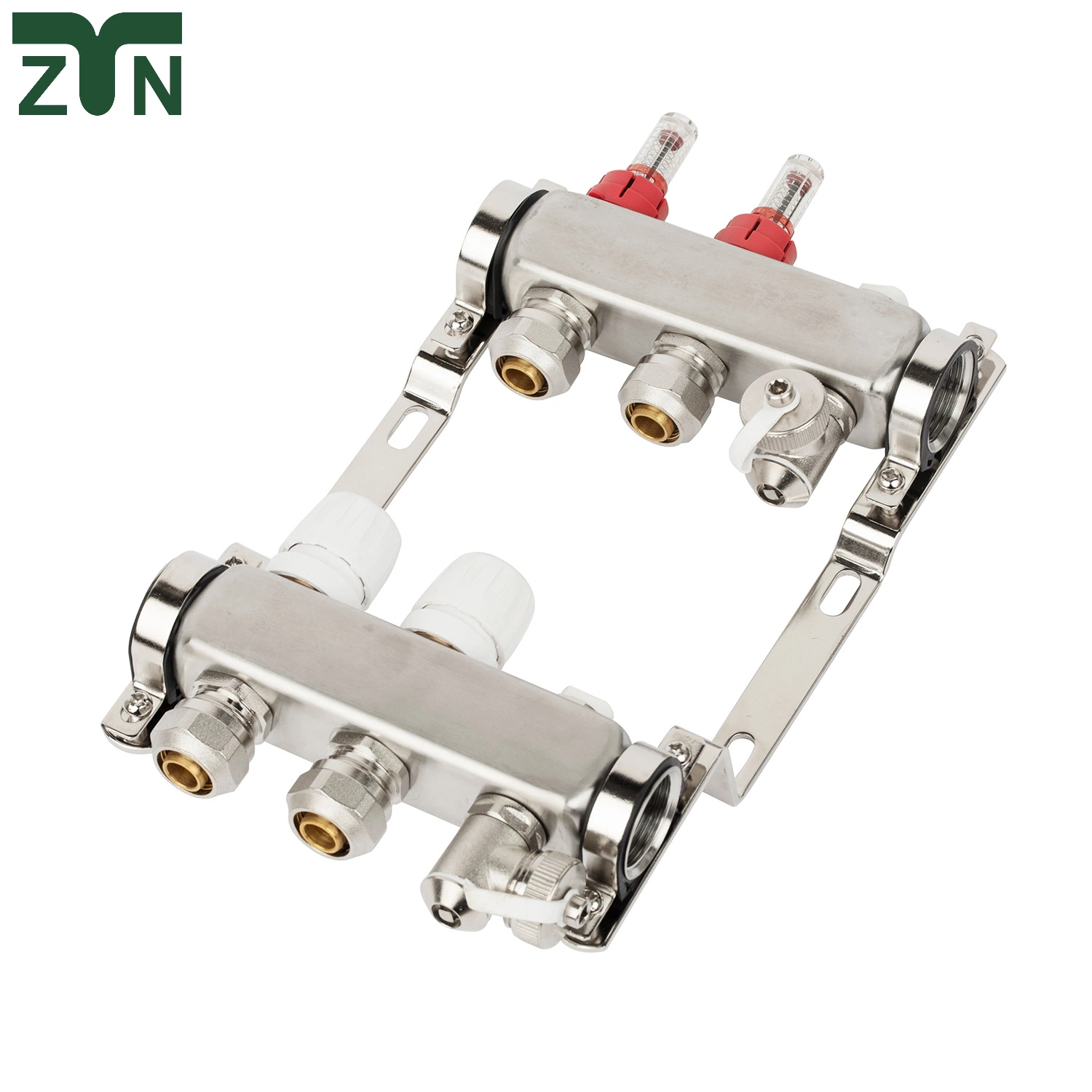 Sample Order Orbit 4 Outlet Brass Hose Faucet Manifold Floor Heating System