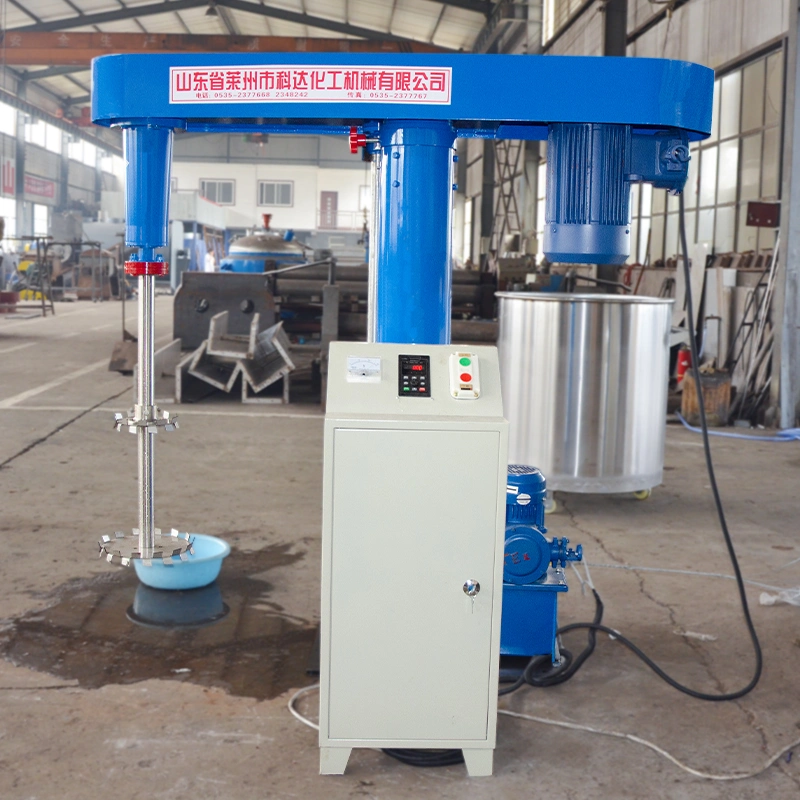Variable High Speed Vacuum Disperser Hydraulic Lifting 200-300L Solvent Based Paint Dispersion Mixing Mixer Machine Price