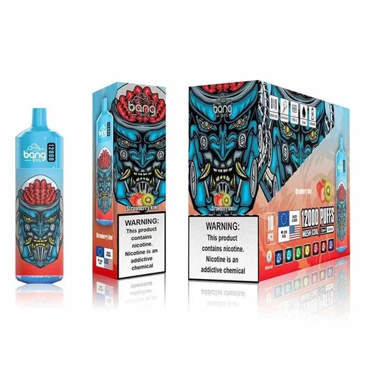 Venda por grosso de venda quente Bang Box 12000 Puff Vape descartáveis de feltro e cigarro 650mAh recarregável 25ml cheio Carrinhos Bang Rei 12K Baforadas Randm Vapers de tornado