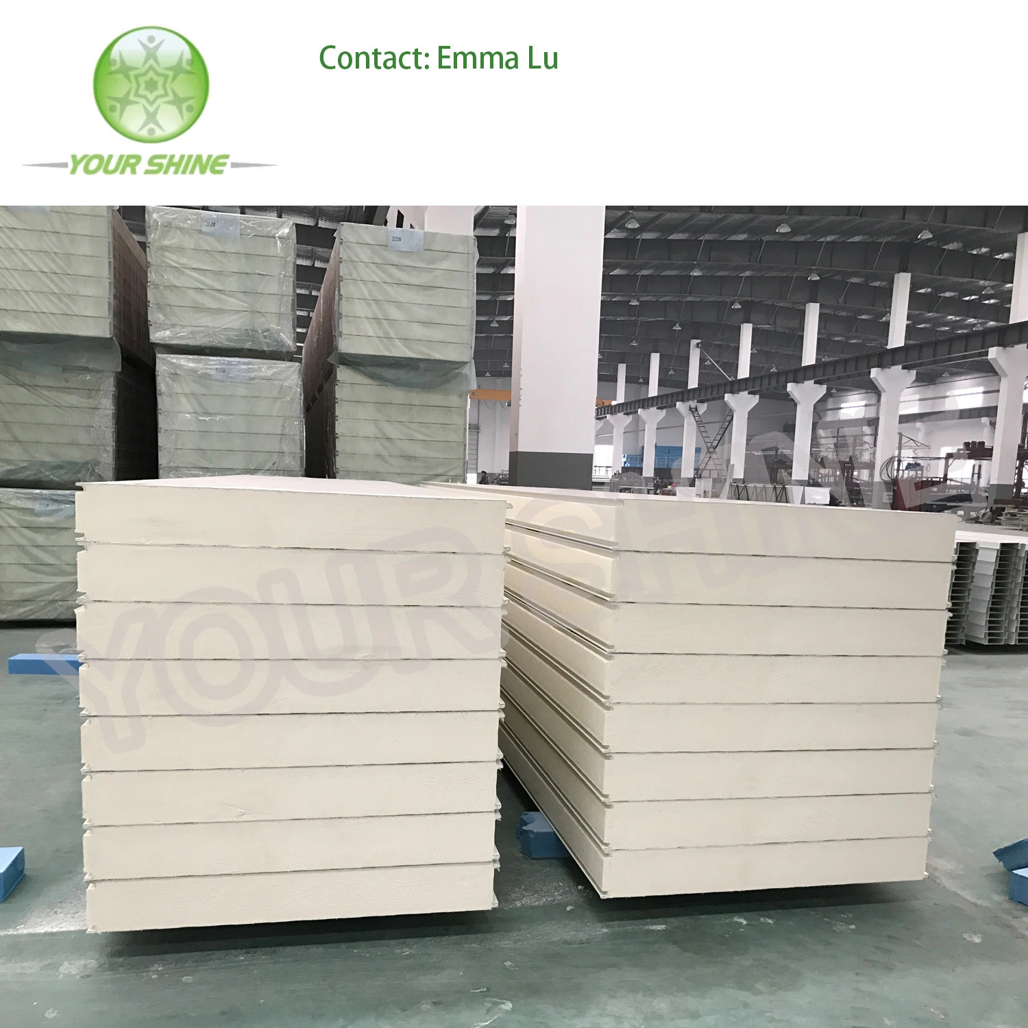 High Quality Polyurethane EPS Sandwich Panels for Roof, Wall and Cold Storage