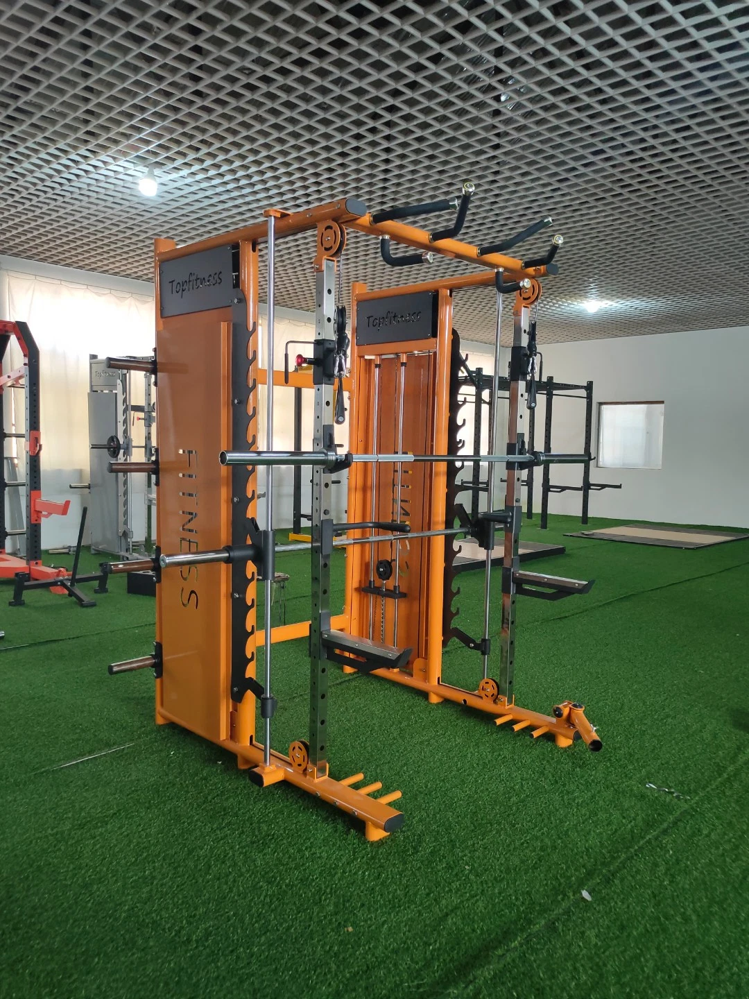 Gimnasio Smith máquina caja de cartón Entrenador de Gimnasio integrado, máquina de Fuerza