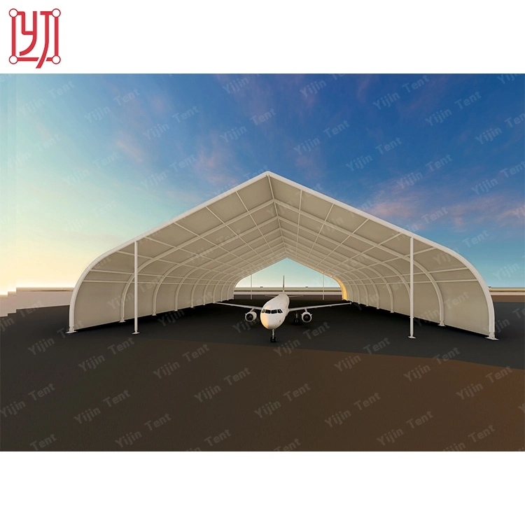 20m 30m Large Curve Shape TFS Hangar Construction Tent Warehouse