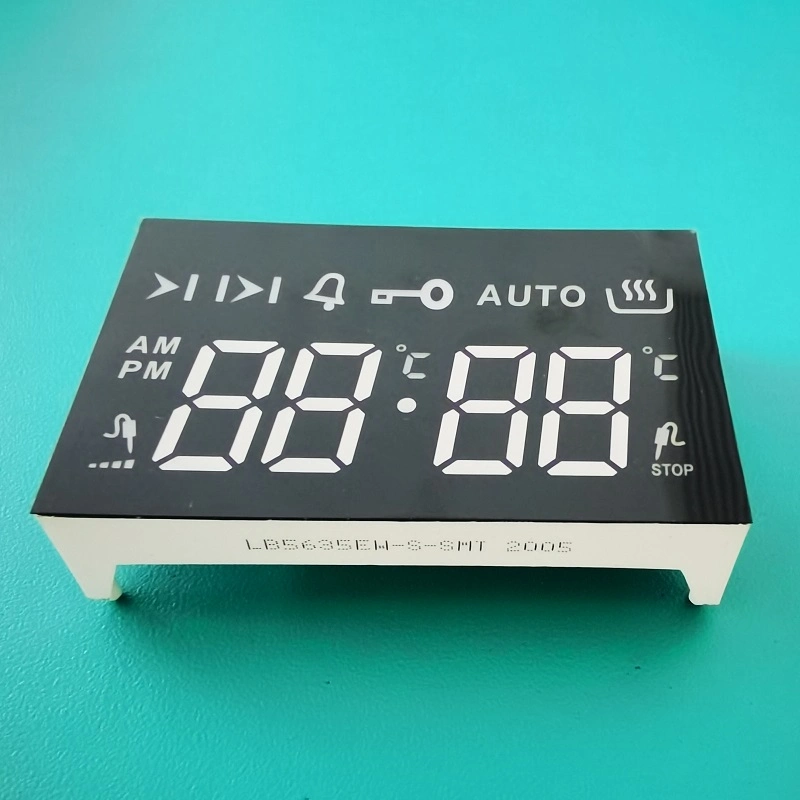 Ultra Bright White 4-Digit 7-Segment LED Display Common Cathode for Oven Timer