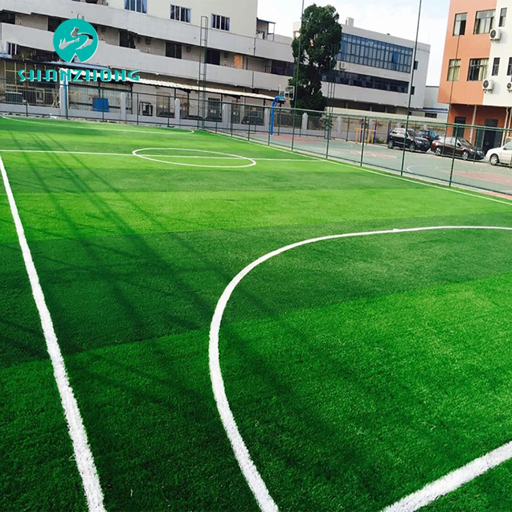 Natural Color SGS Certification Insect-Resistant Romantic Green Carpet Gym Football Soccer Synthetic Lawn Grass