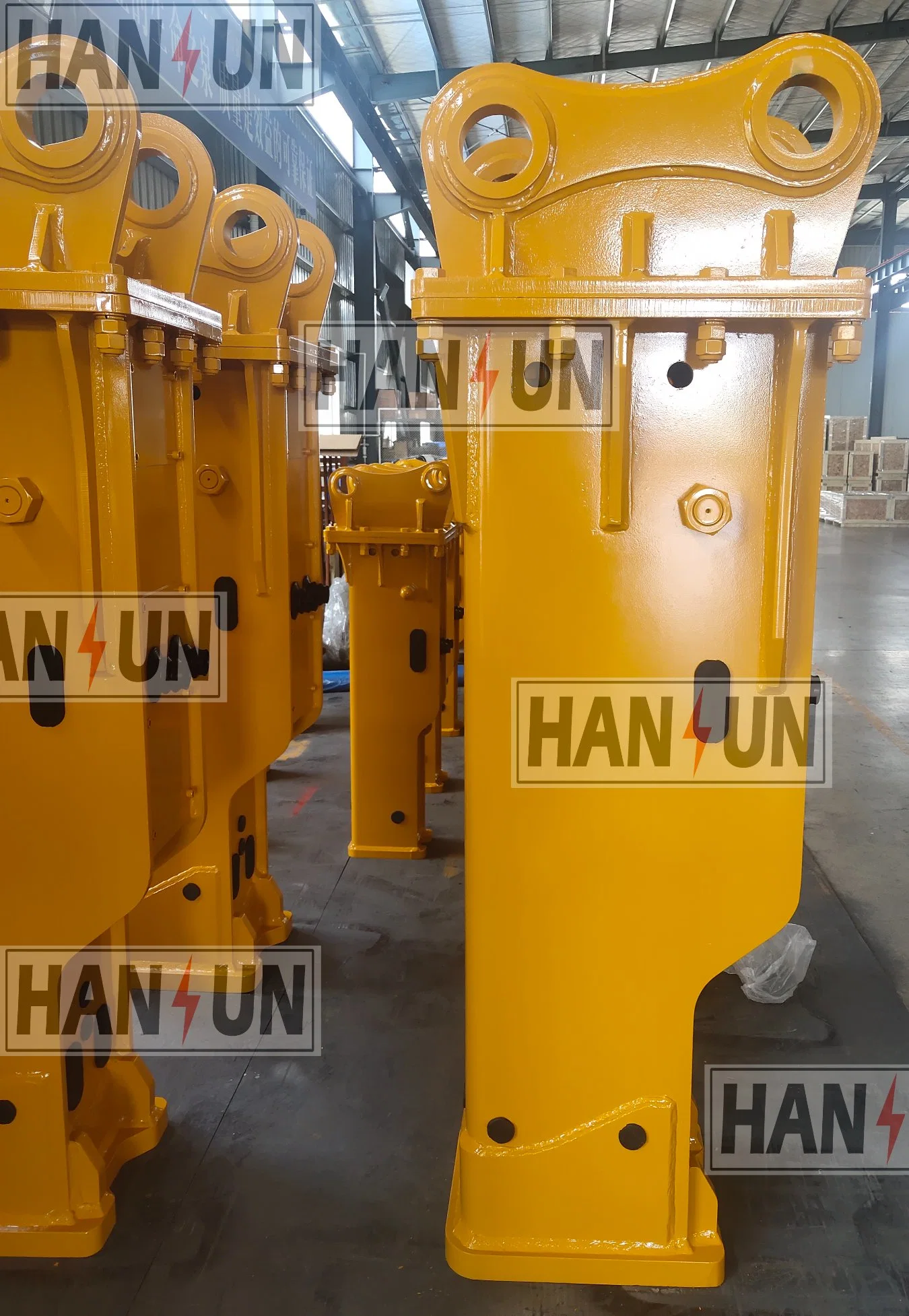 Hansun Chisle Dia 155mm Box Type Slience Type Hydraulic Rock Breaker for 30 Tons Excavator