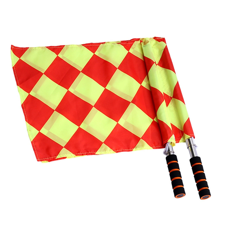 Custom Soccer Referee Flag Fair Play Sports Match Football Linesman Flags Referee