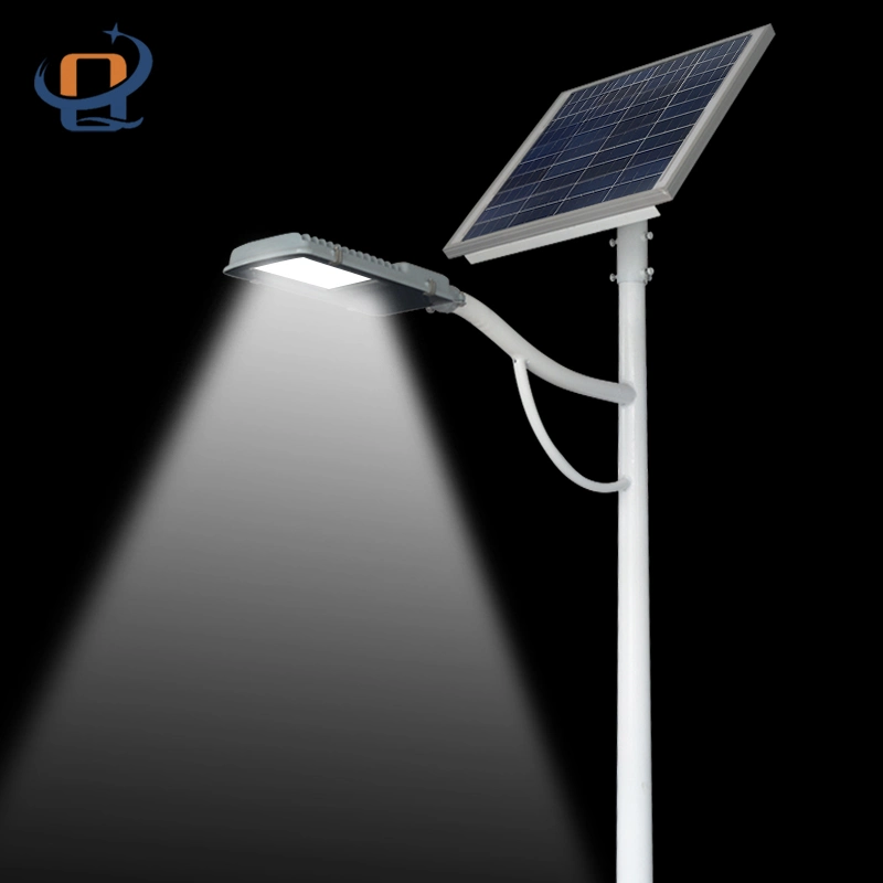 Cheap Price Promotional Professional Pole Mount Single Arm Street Light with Single Solar Panel and Battery