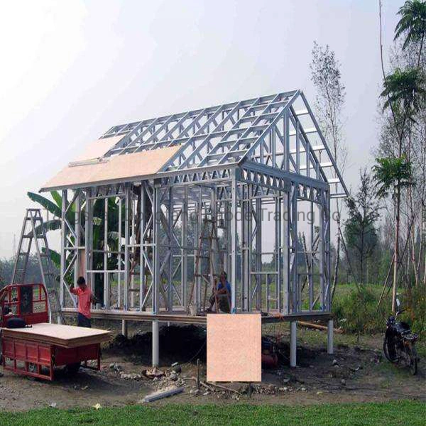 Prefabricated House Building Frame Construction Hotel Steel Structure