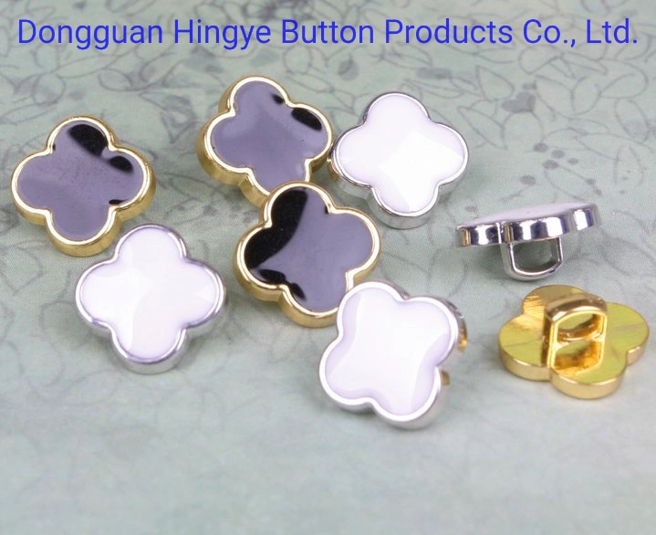 ABS Button Plastic Enamelled Button Rhinestone ABS Jeans Shank Button for Clothings