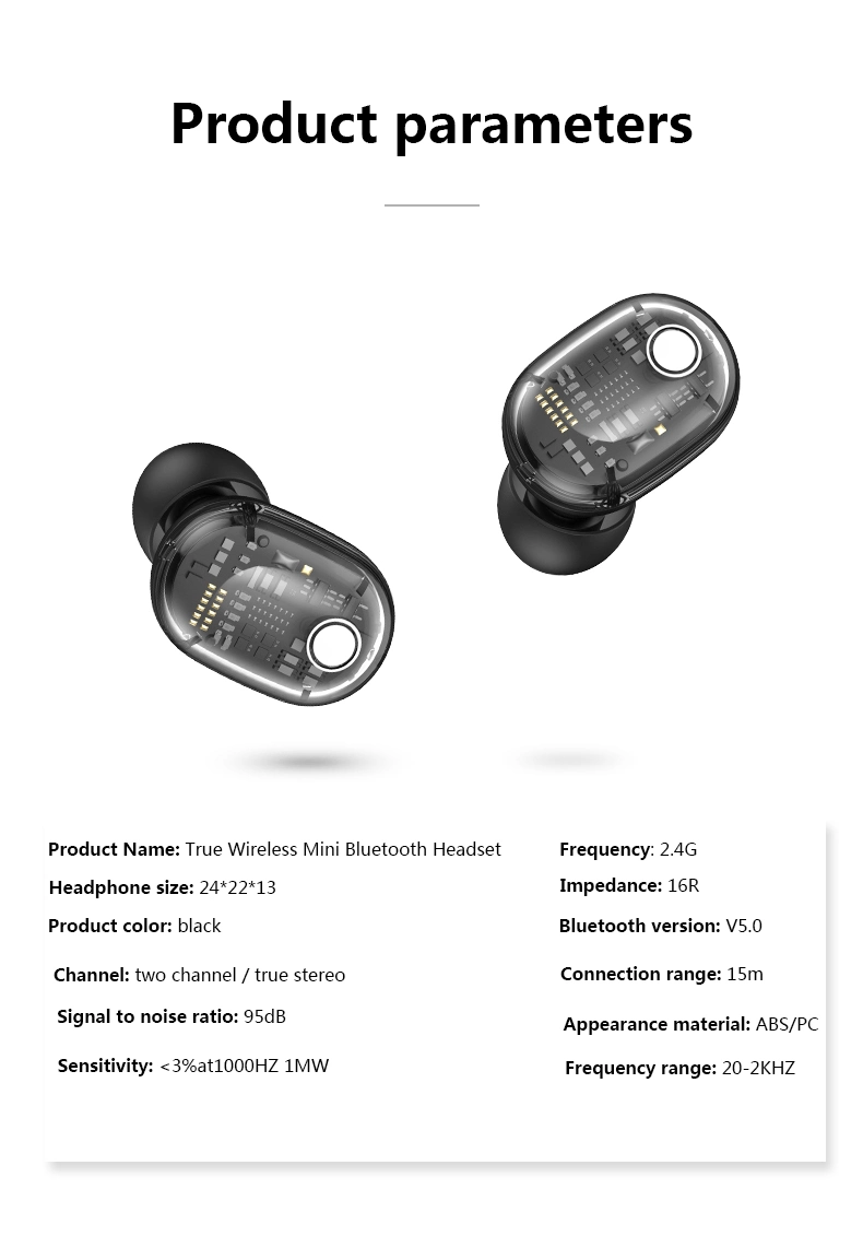 الهاتف المحمول لسماعة الرأس اللاسلكية بتقنية Bluetooth M13