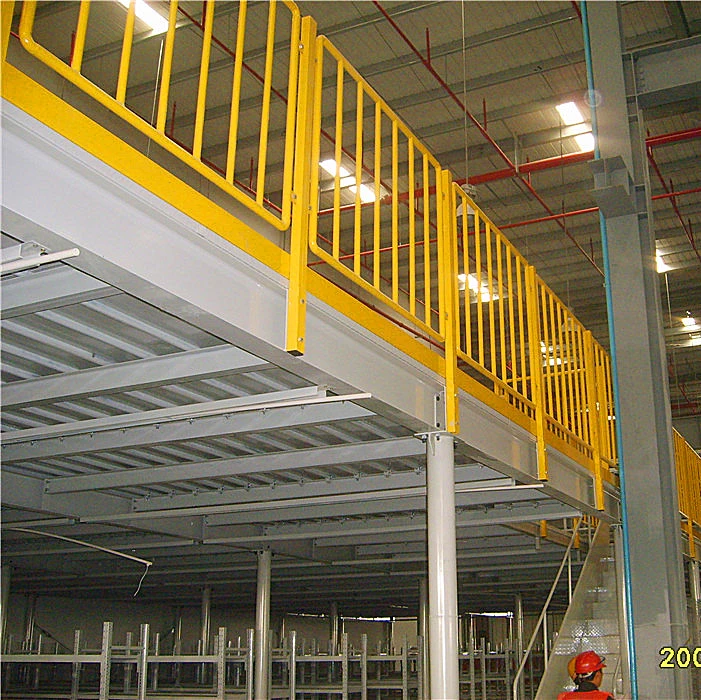 Heavy Duty Mezzanine Floor Rack with 2 Floors Platform