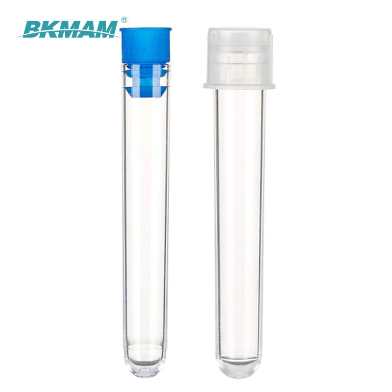 PS 12mm 13mm 15mm 16mm 20mm 12 X 75 15X100mm 16 X 150 Small Plastic Sample Test Tube