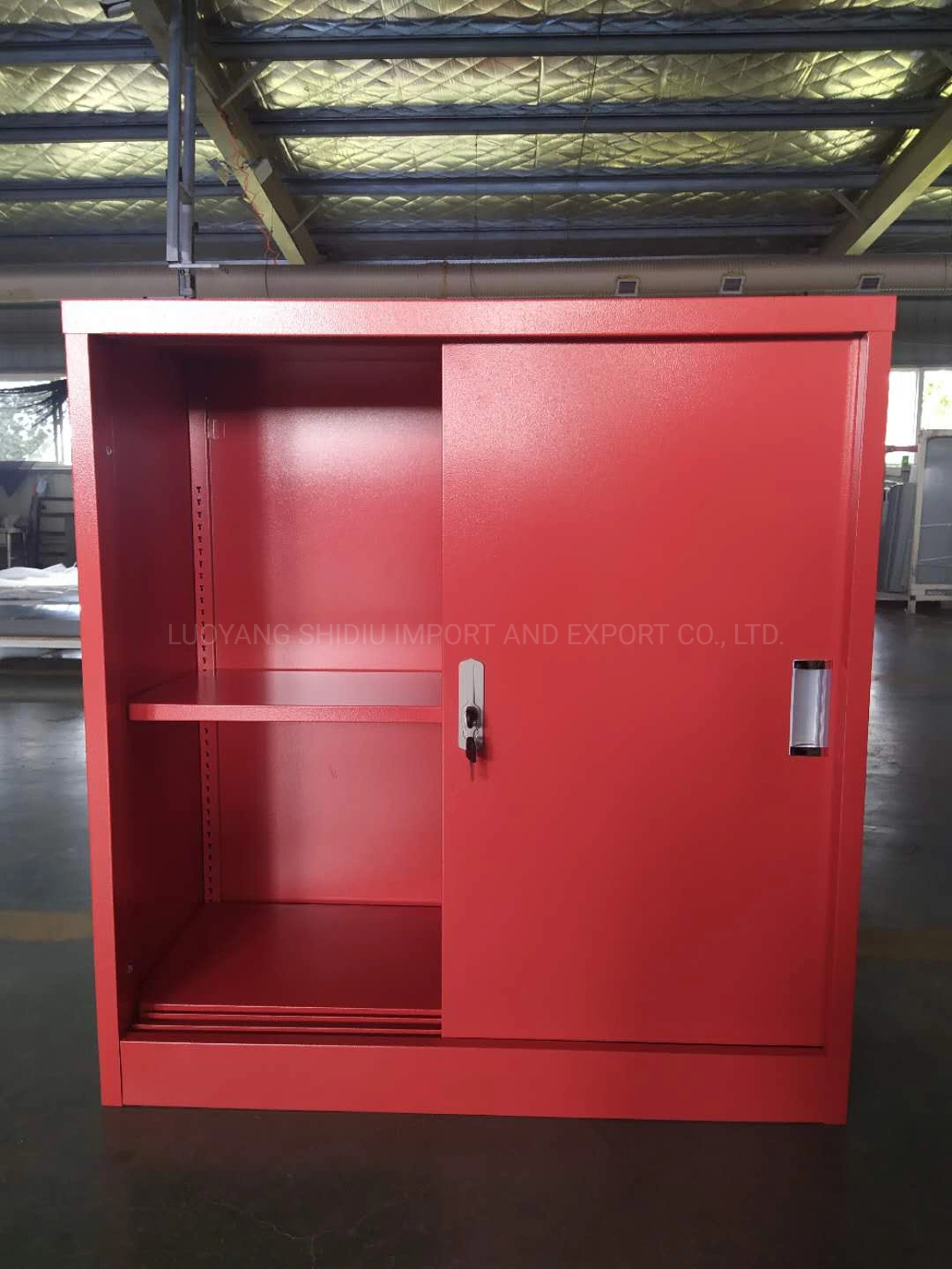 China Half Height Metal Furniture Storage Cabinet Sliding Door Table Side File Cabinet Office Storage Box