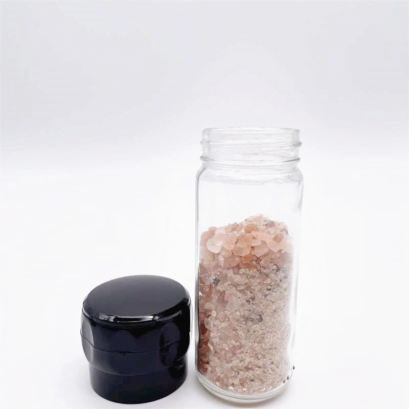 100ml Manual Glass Spice Grinder Salt and Pepper Mill Grinder Bottle