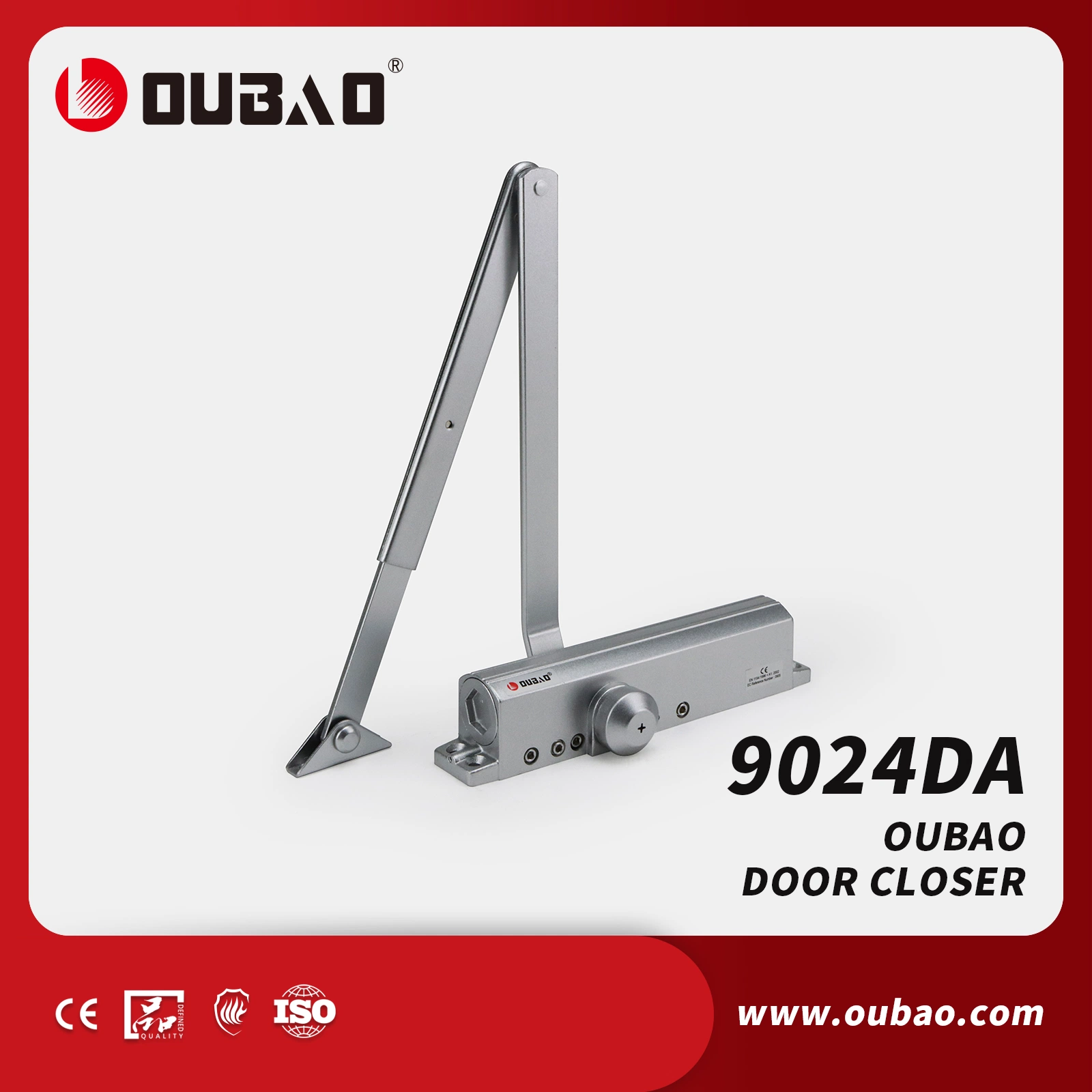 Oubao CE Us Fire Rated Heavy Duty Commercia Door Closer European Egypt (9024DA)