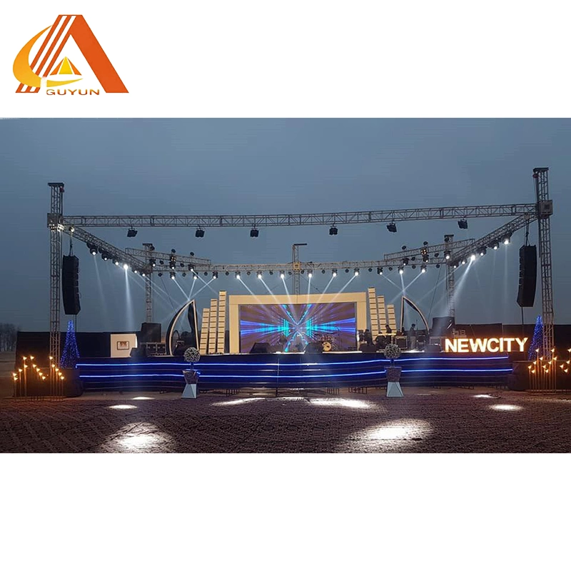 Cadre en aluminium Ttruss Roof Lights DJ Event Stage Truss pour Événements