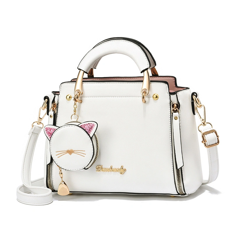 Ladys Cute Cuero Crossbody contenedores bolsa bandolera carteras bolsos