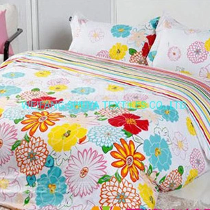 Cheap Printed Polyester Fabric for Bed Sheets, Bedding Sets, Bed Sheets