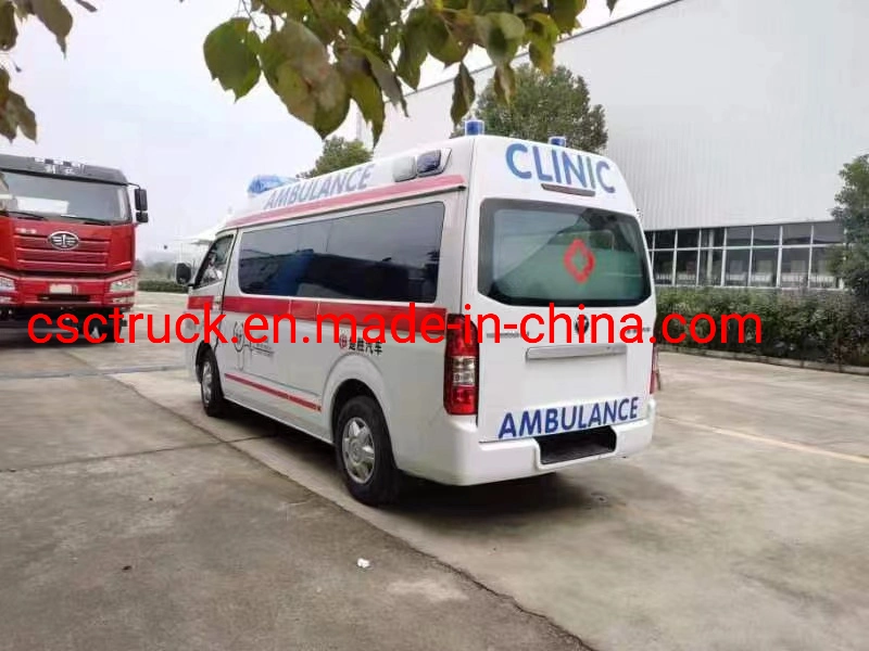 Chinese Euro 6 Ambulance flambant neuf de l'équipement pour la vente du véhicule