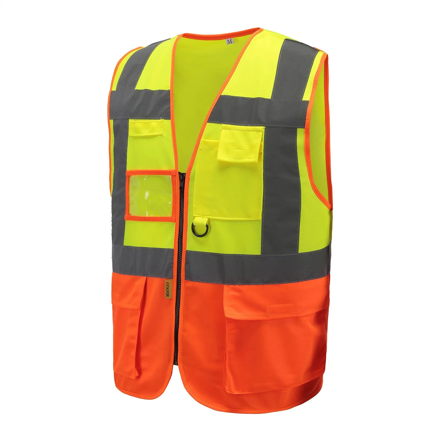 PPE Traffic Safety Pockets Reflective Stripes Clothing Industrial Work Wear for Night Running