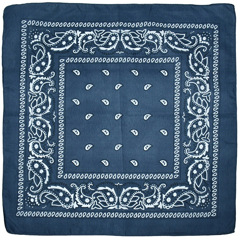 Satin Paisley Square Bandana, Square Scarf