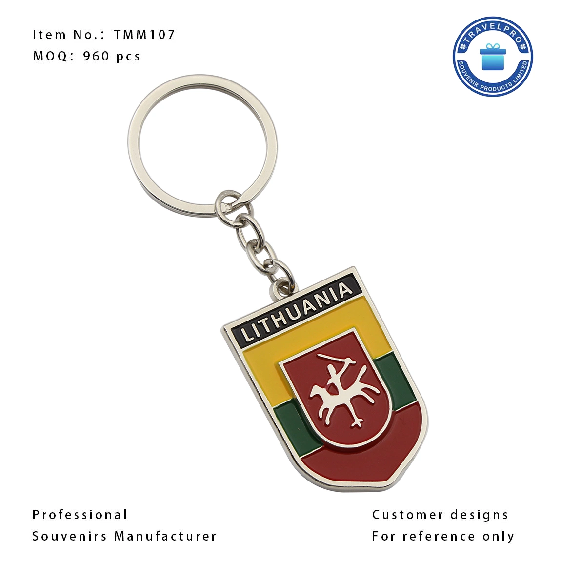 Mayorista Custom Metal Logo Soft Enamel Business Gifts Key Chain