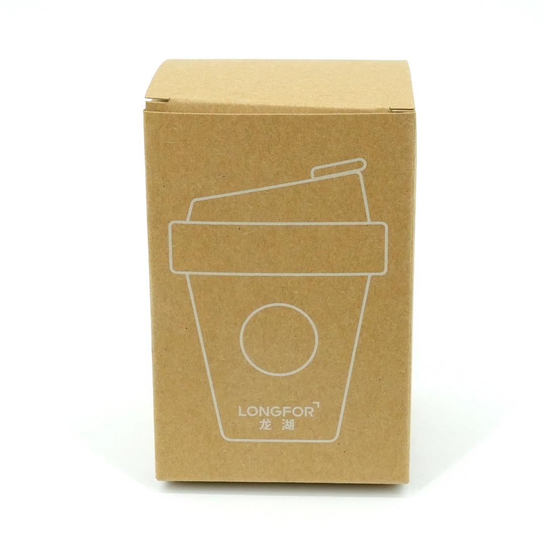 Роскошный гофрированный контейнер для чашек кофе Kraft с чашкой чая Custom Логотип небольшой чайной мешок Подарочная упаковка