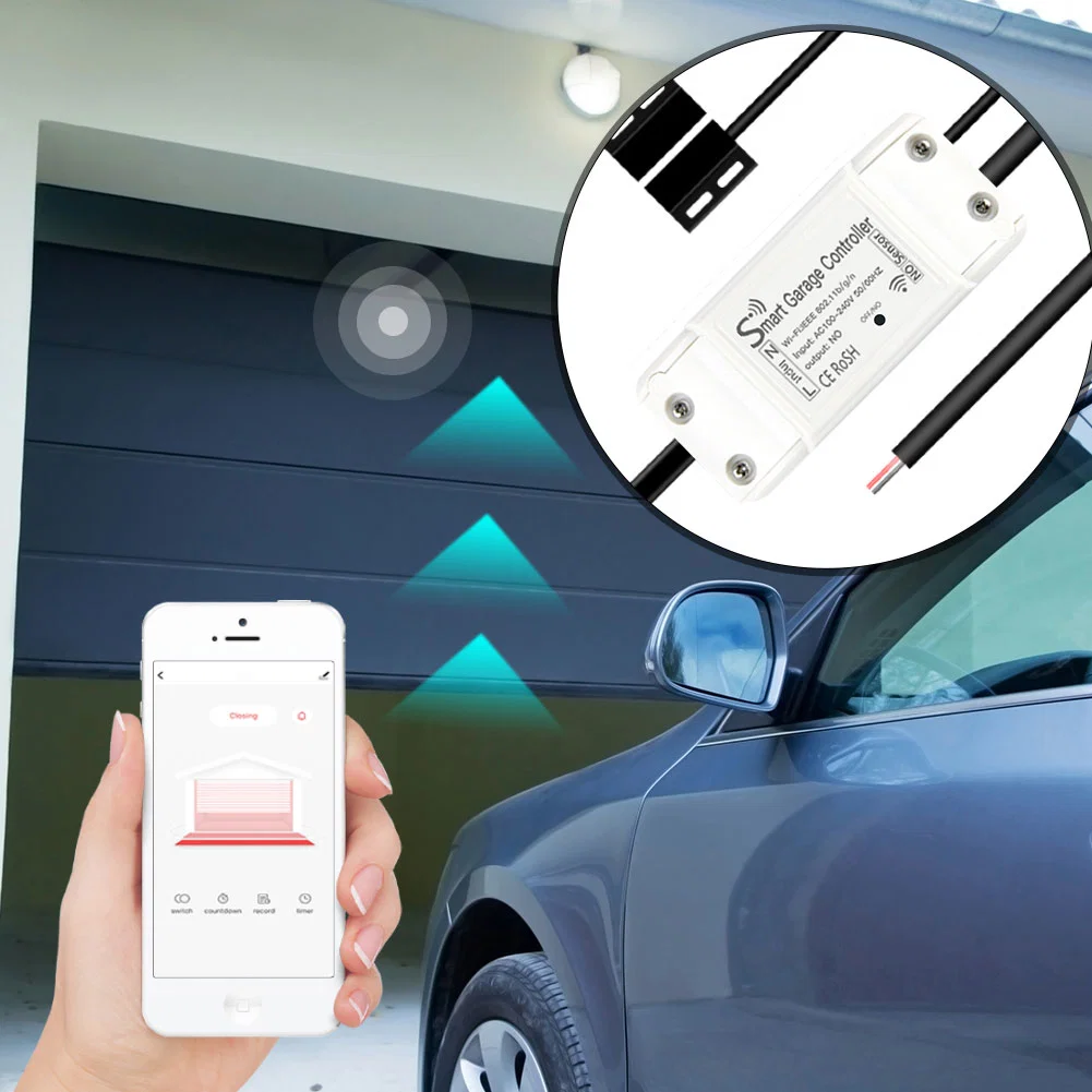 Contrôleur de porte de garage intelligent Wi-Fi