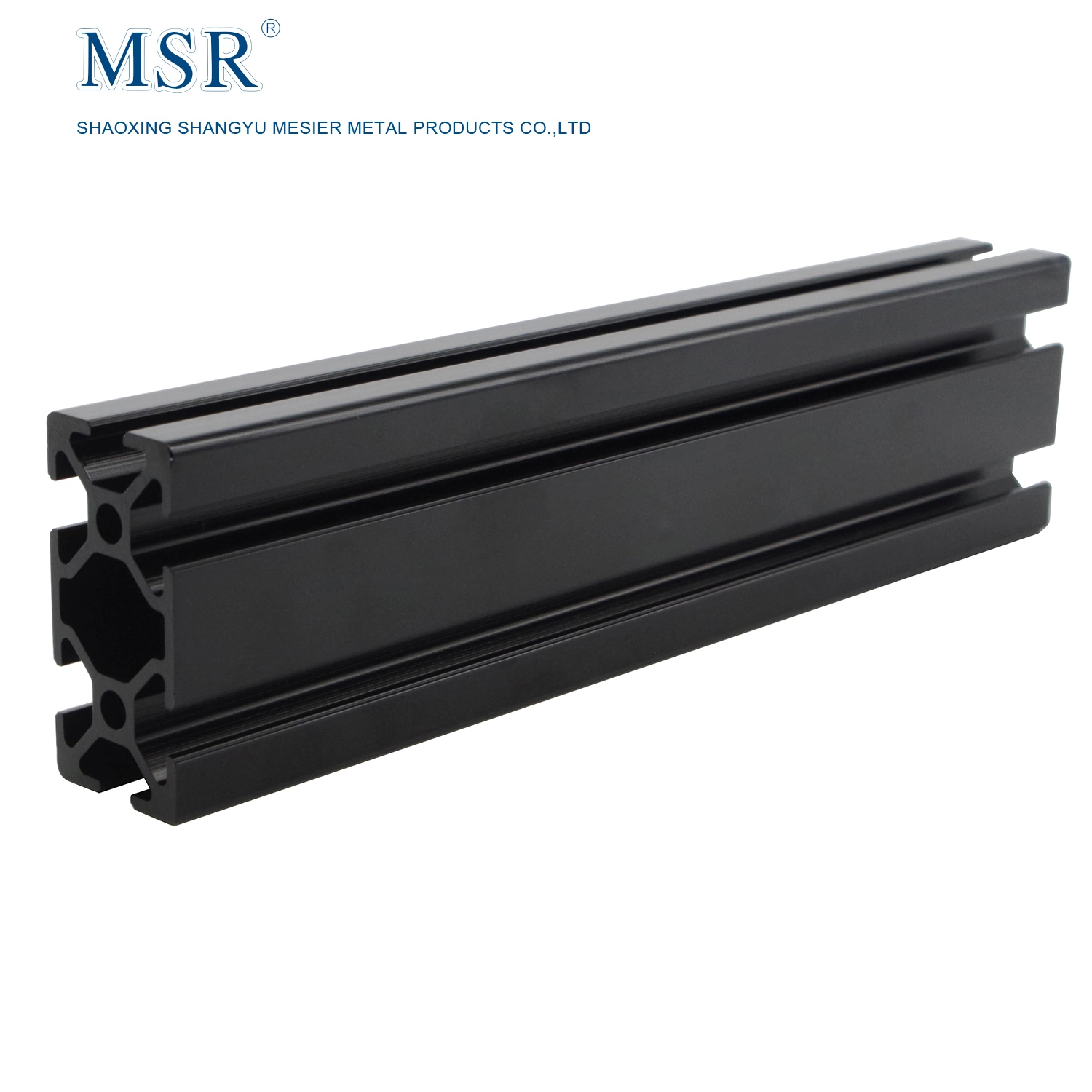 China Manufacturer Customized Black/Silver Stock 30X60mm 6105 6063 6061 Anodized T Slot Industrial Extruded Aluminium Extrusion Profile in 2040 2550 3060 4080