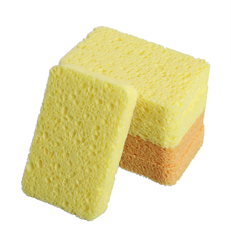 Wood Pulp Cotton Cleaning Sponges Kitchen Cleaning Cloth