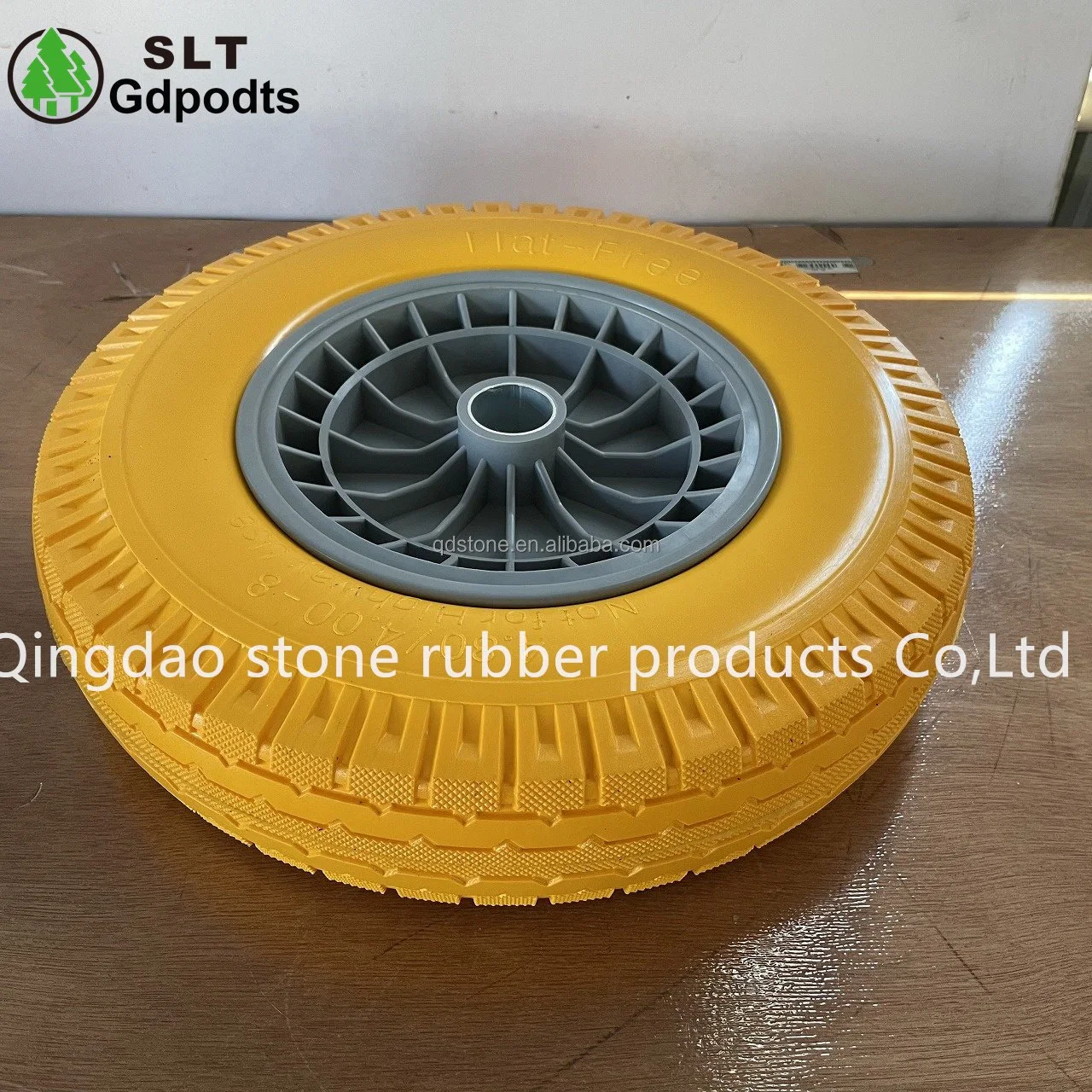 Construction Hand Trolley Wheel 4.80/4.00-8 Solid PU Foam Tire