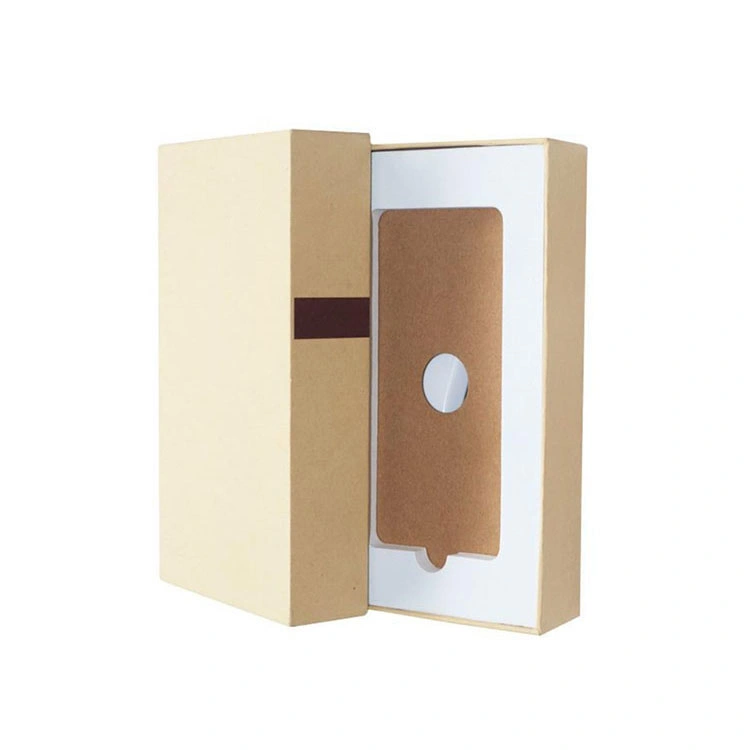 Мобильный электронный чехол для мобильного телефона Kraft Cardboard Mobile Electronics Shipping Gift Упаковка для сотового телефона