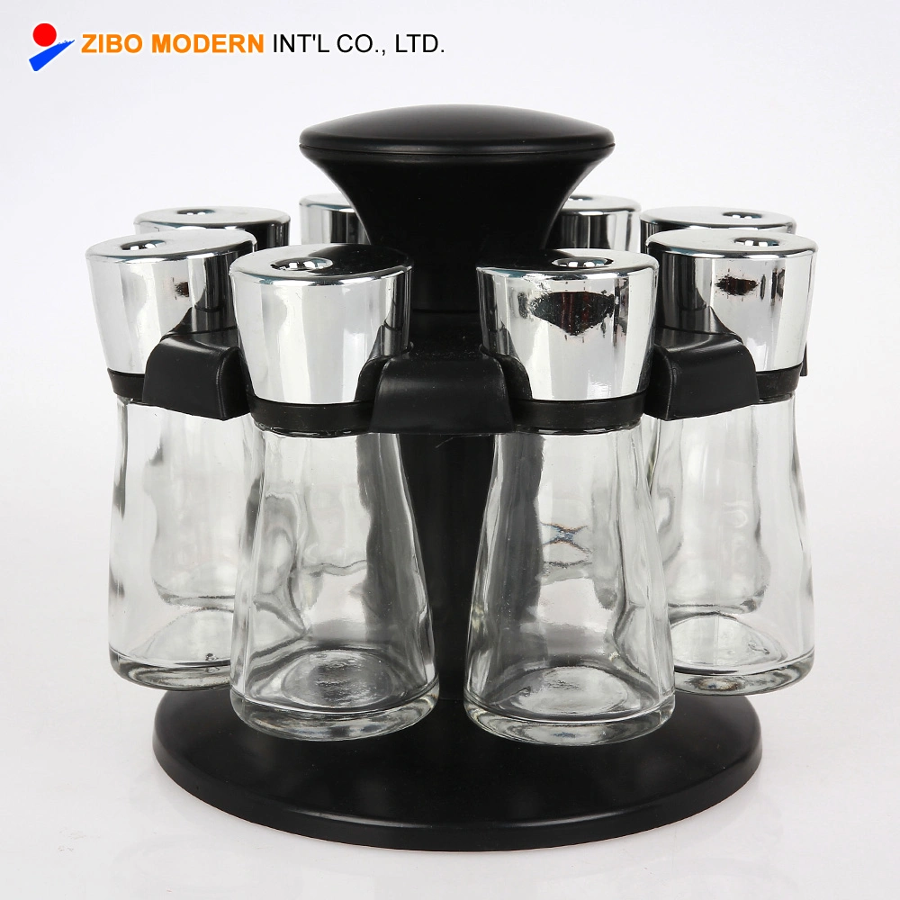 Wholesale/Supplier Clear Revolving Rotating Carousel Plastic Seasoning Spice Bottle Spice Rack