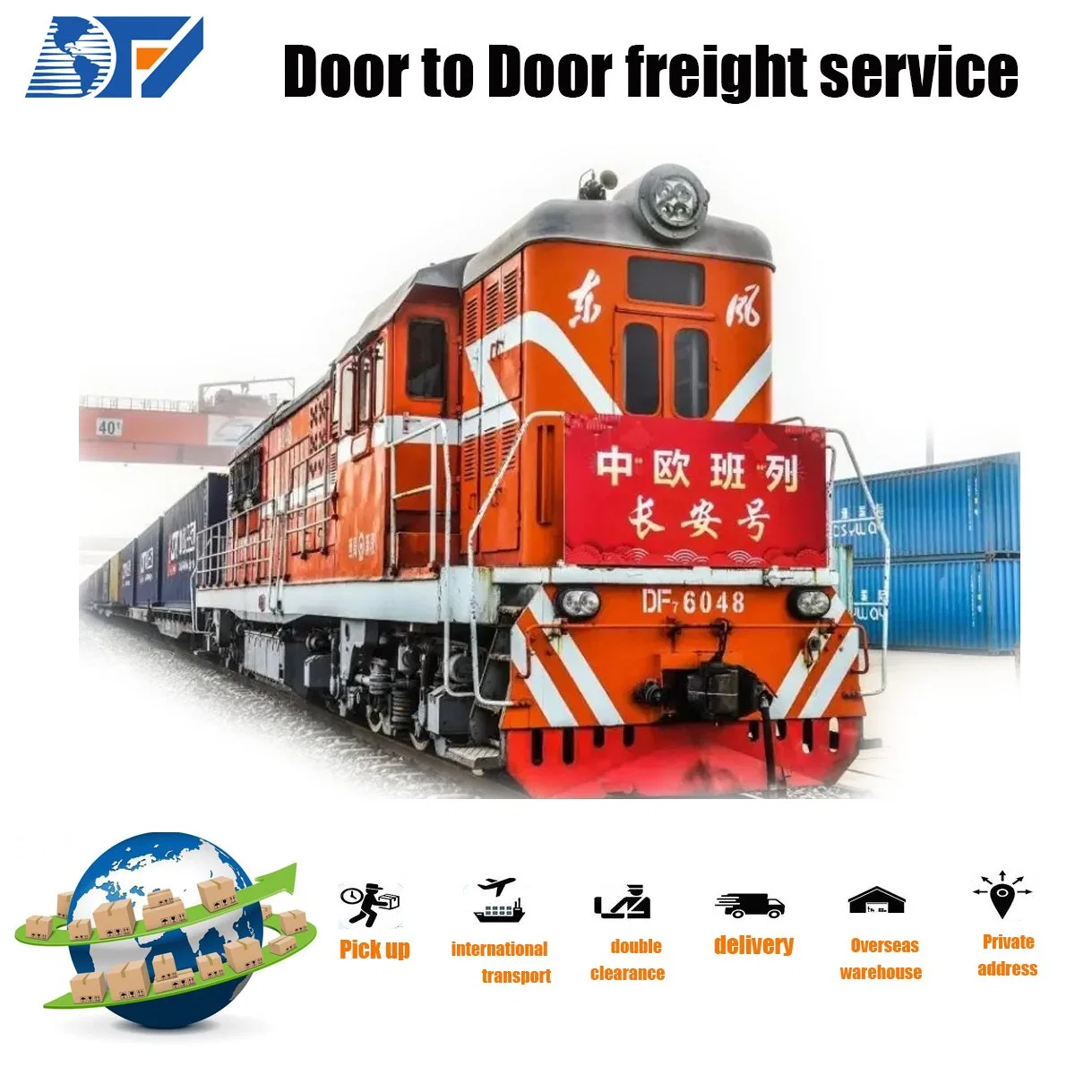 Fba Train Railway Shipping DDP Railway Shipping to Germany Italy Fba From China Chongqing Chengdu Shenzhen