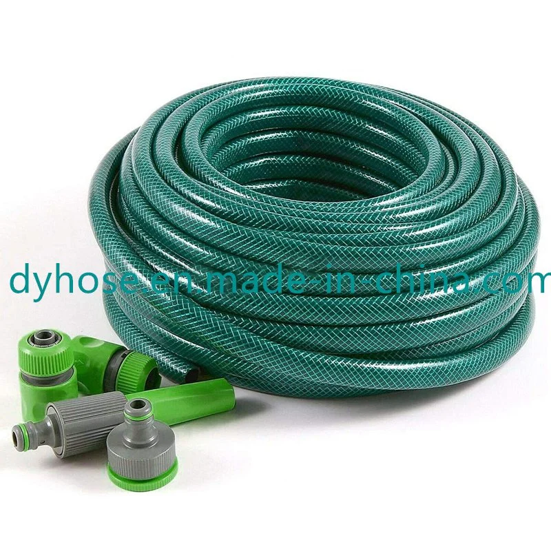 New Material 1/4"-3" Flexible High quality/High cost performance  Reinforced PVC Garden Hose for Home & Garden