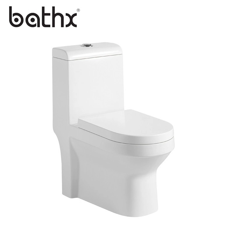 China Manufacturer Bathroom Sanitary Ware White Glazed One Piece Toilet