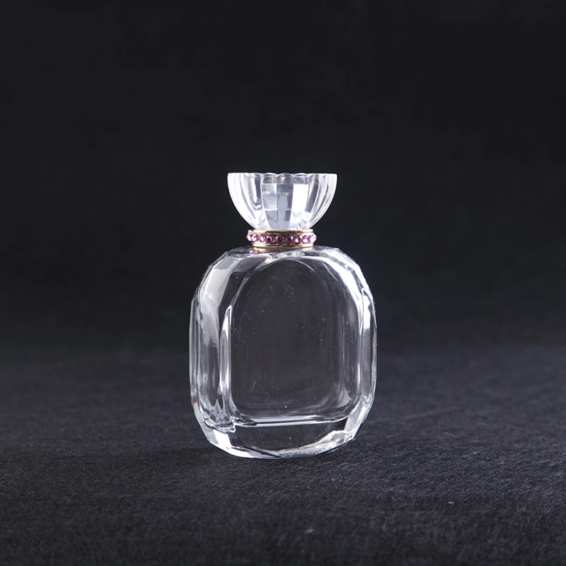 Wholesale/Supplier Glassware Perfume Bottle Square Shape Glass Cosmetic Packaging