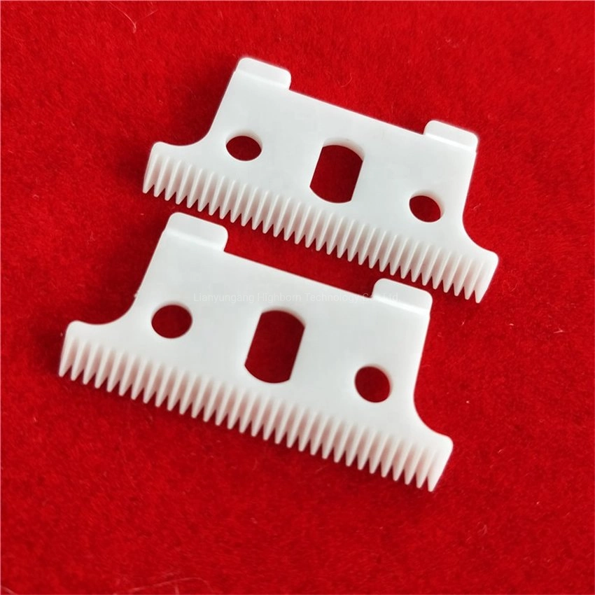 High Hardness and High Density 18 Teeth Zirconia Ceramic Pet Hair Trimmer Blade with Good Quality