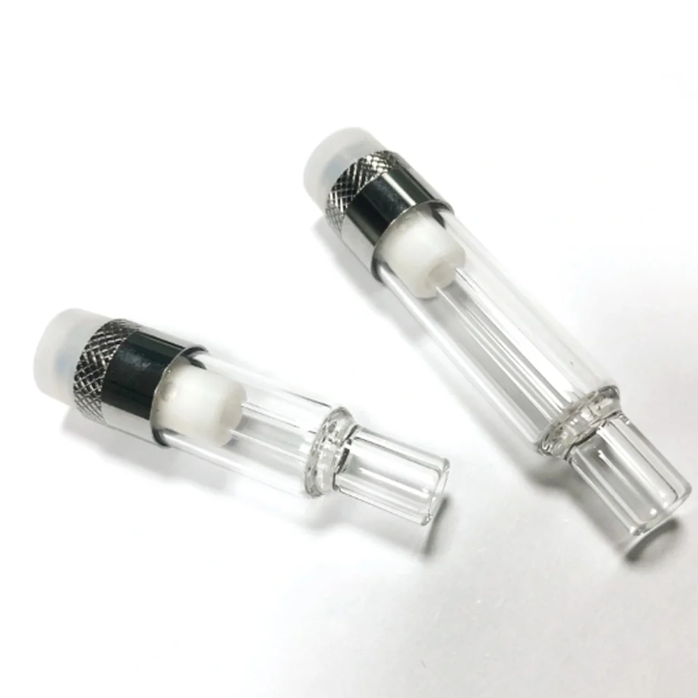 Heißer Verkauf Keramik Spule Vape Patrone volles Glas 0,5ml 1,0ml Verdampfer-Karts für dickes Öl unten Nachfüllen 510 Vape Pen Tank