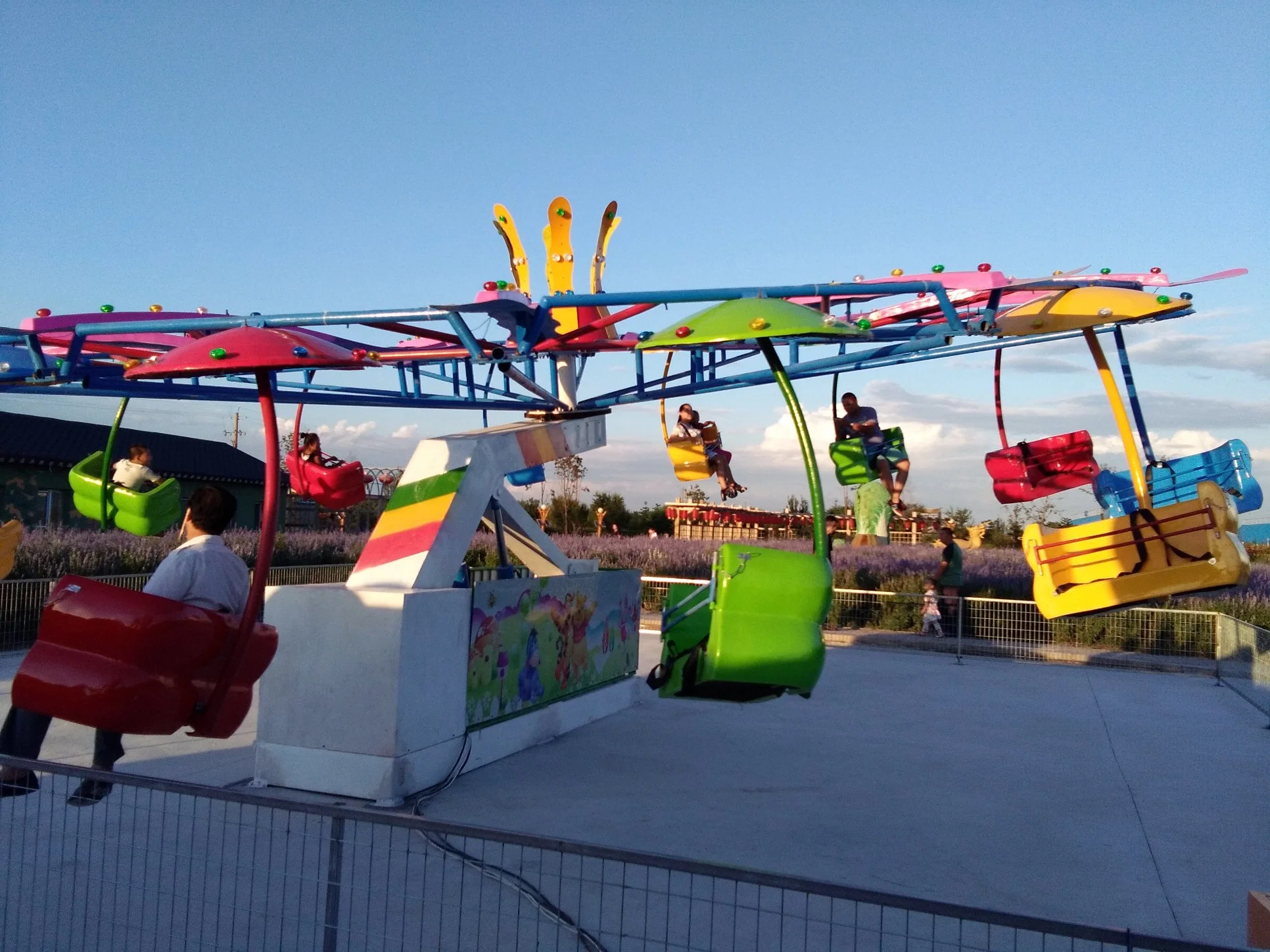 Emocionante al aire libre Twin Flying Air Amusement Park Paseos a la venta