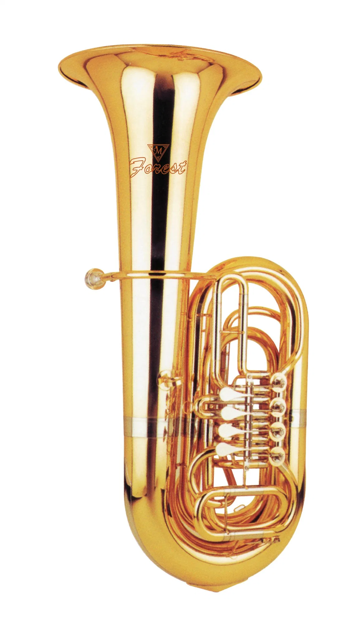 Small Tuba Yellow Brass Gold Lacquer Bb Manufacturer