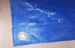 Tarpaulin azul resistente a la intemperie tarpa azul tratada con UV