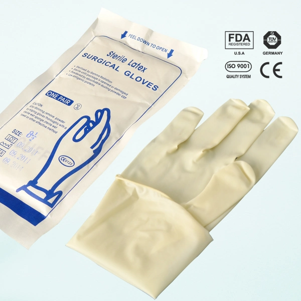 Medical Sterile Latex Surgical Gloves