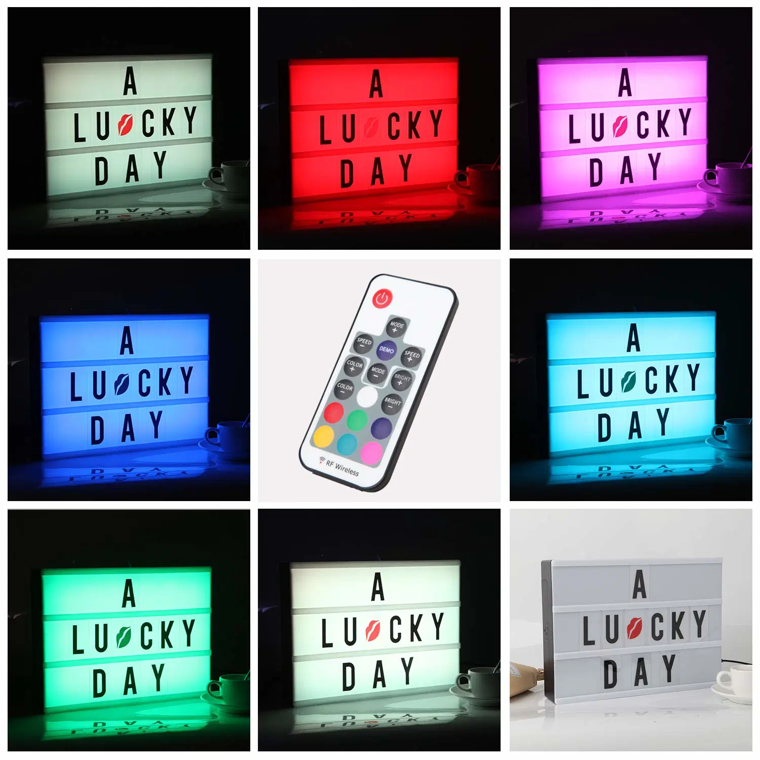 Colorful LED Cinema Light Box