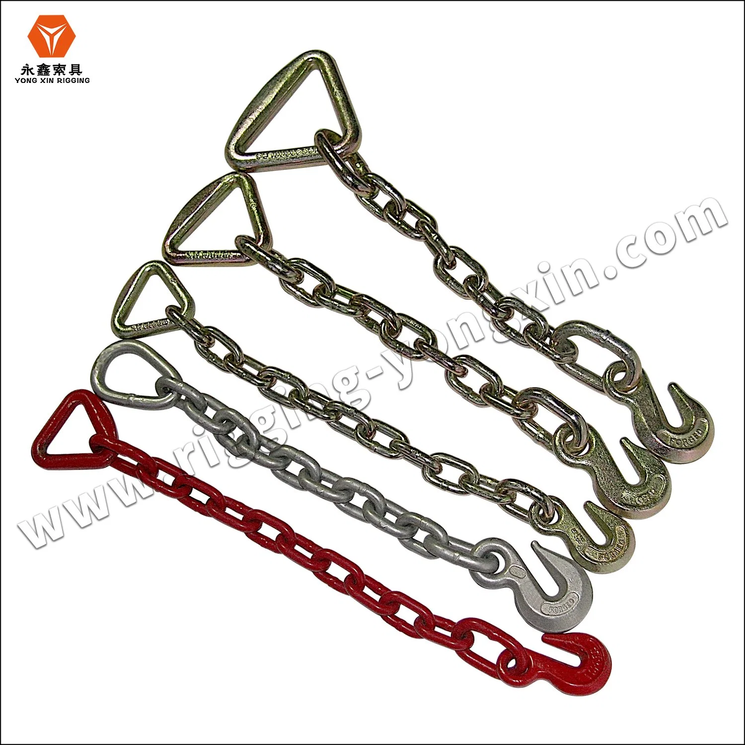 Alloyed Forged 12mm Steel Lashing Link Chain with Hook