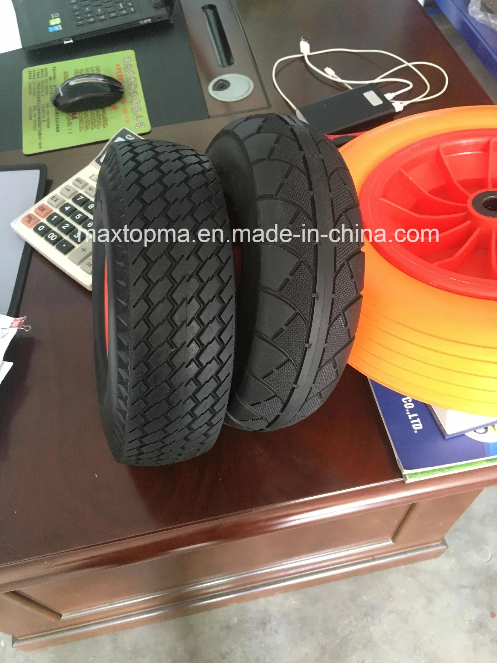 350-4 Qingdao PU Foam Handtruck Wheel