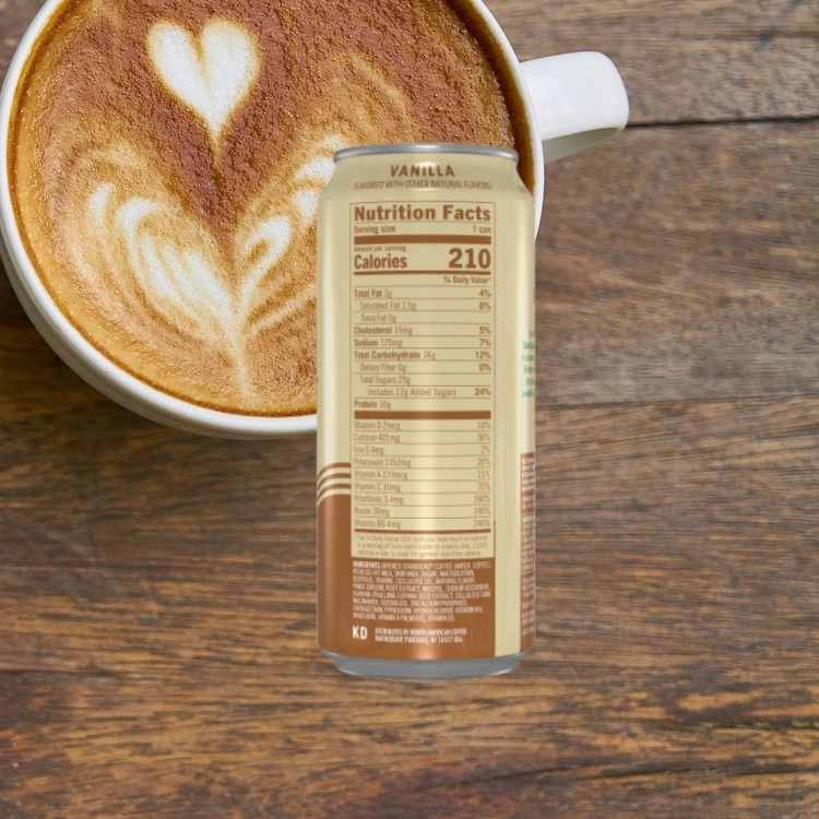 180ml Premium Beverage Eiskaffee in Dosen, trinkbereit Erfrischungsgetränk Latte Coffee